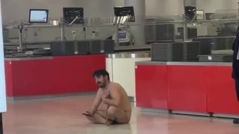 Naked Muslim At The Airport