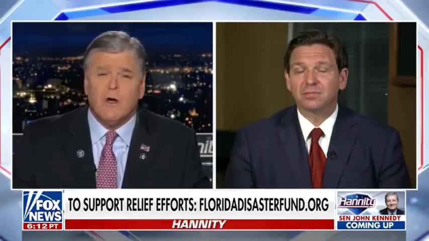 FL GOV. RON DESANTIS: UPDATE ON FLORIDA'S HURRICANE DAMAGE RESPONSE