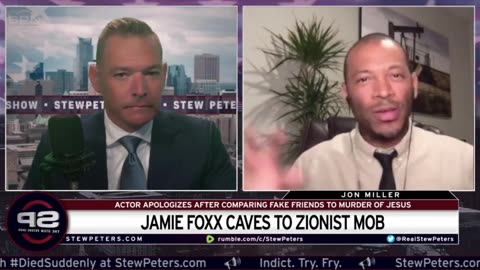 Jamie Foxx Grovels To The Zionist Mob: Actor Compares “Fake Friends” To Crucifixion Of Christ