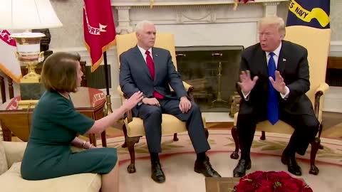 Watch the full, on-camera shouting match between Trump, Pelosi and Schumer