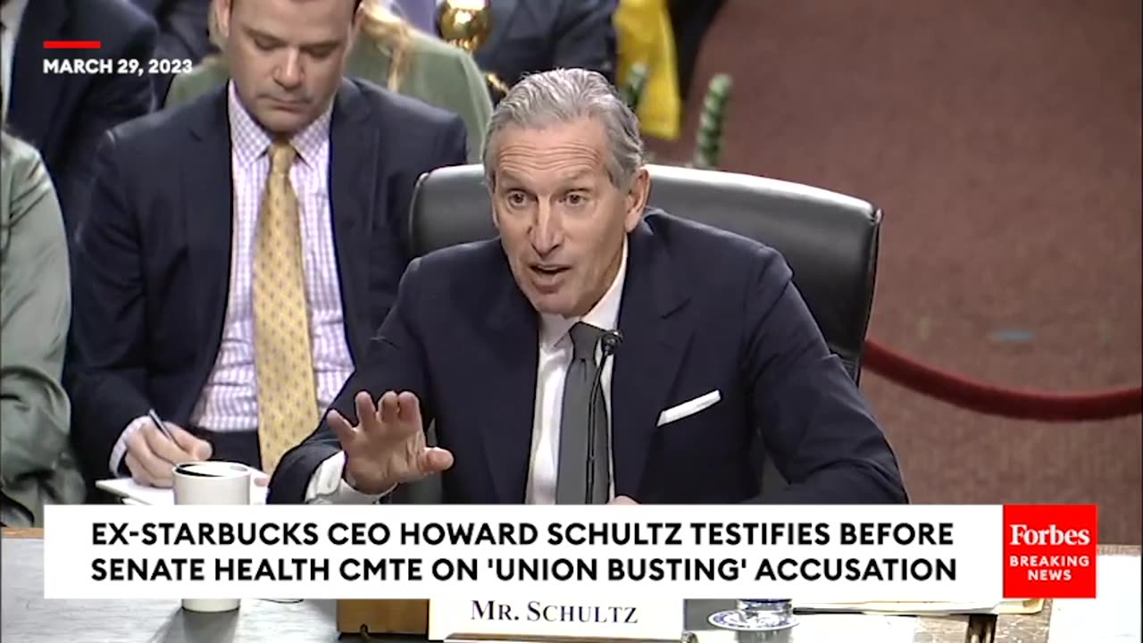 'I Find It Particularly Ironic...'- Tammy Baldwin Confronts Howard Schultz Over Anti-Union Acts