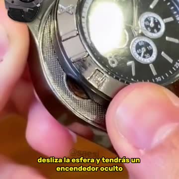 RELOJ MECHERO! ⌚️🔥😲 #reloj