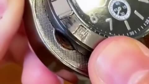 RELOJ MECHERO! ⌚️🔥😲 #reloj