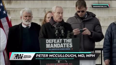 Dr. Peter McCullough Speech Excerpt