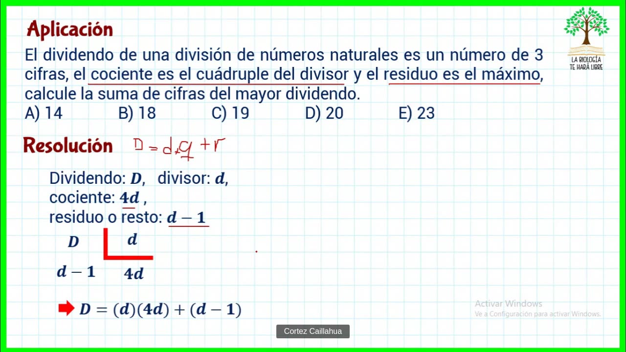 MATEMÁTICAS DESDE CERO LBTHL 2022 | Semana 07 | ARITMÉTICA