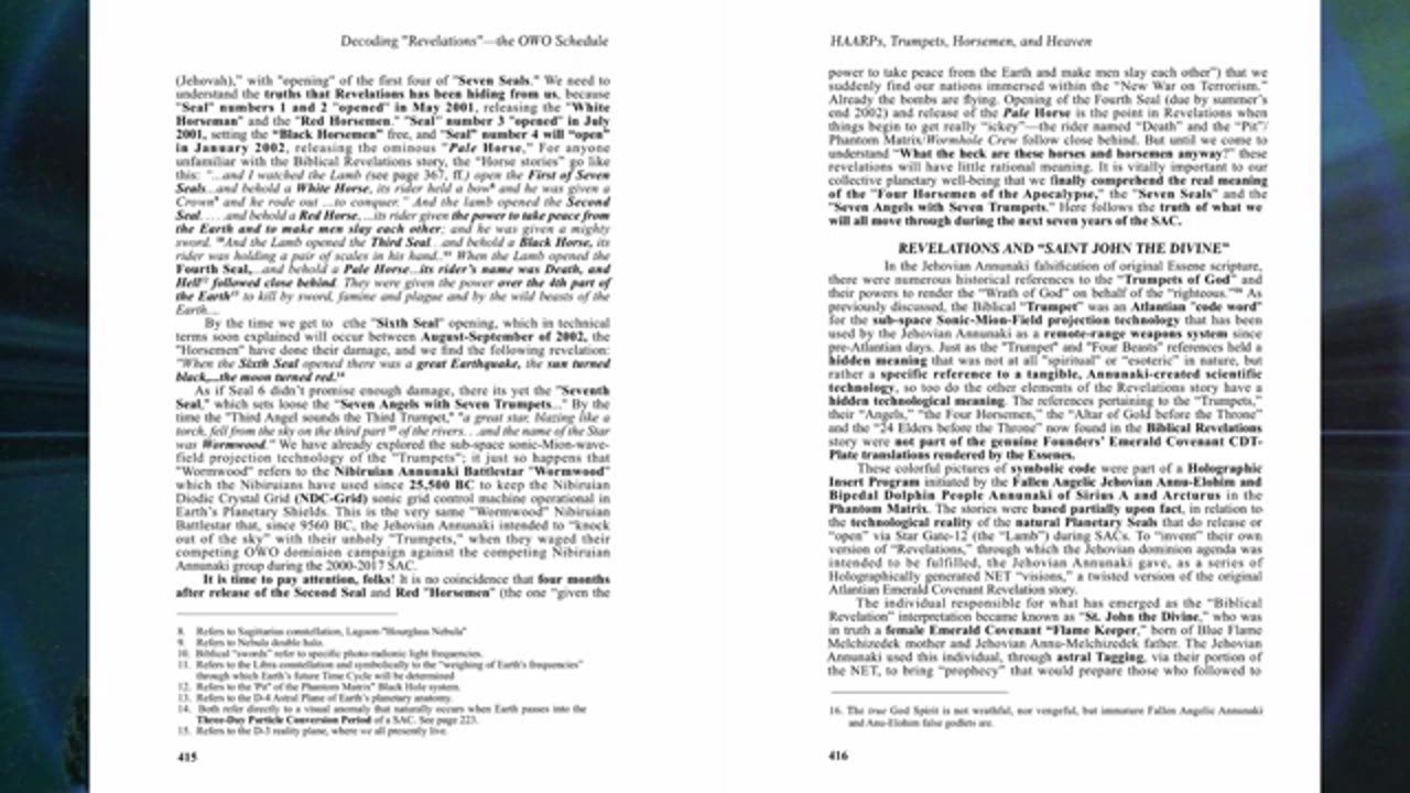 V11-18 VOYAGERS II: HAARP, TRUMPETS, HORSEMAN AND HEAVEN, ON 9/11/2001, HAARPs, DNA AND THE MASS AWA