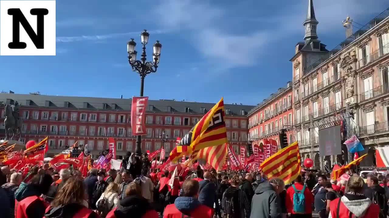 Desetine hiljada ljudi na protestima u Madridu