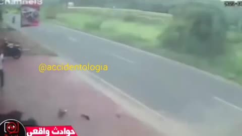 Man Flies At Camera Like 3D Movie Debris