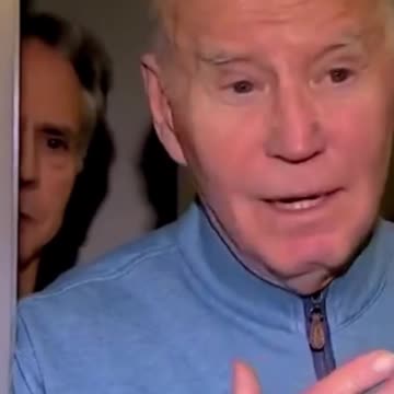 What's happening with Biden's chin?