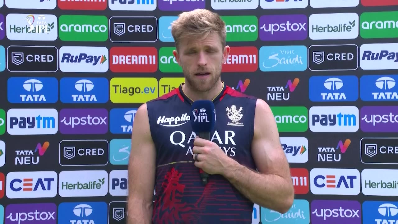 M20: RCB vs DC – David Willey Interview