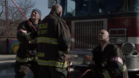 Severide and 51 Rescue a Motorcyclist Stuck on a Bridge _ NBC’s Chicago Fire