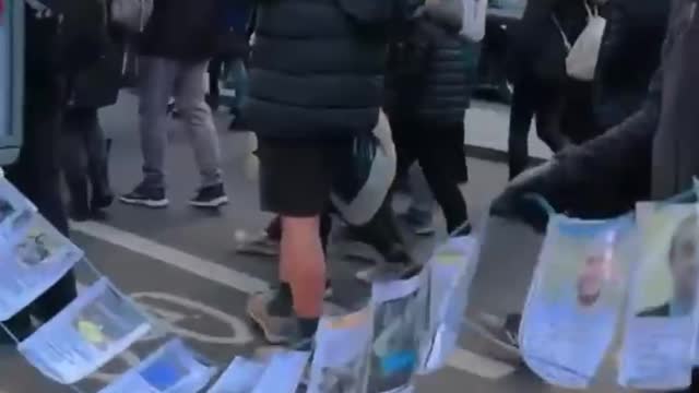 British people display some of the dead from the vaxx.