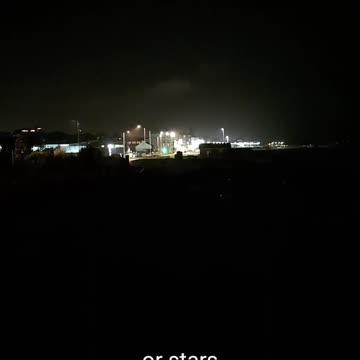 I can't see a moon or stars tonight.