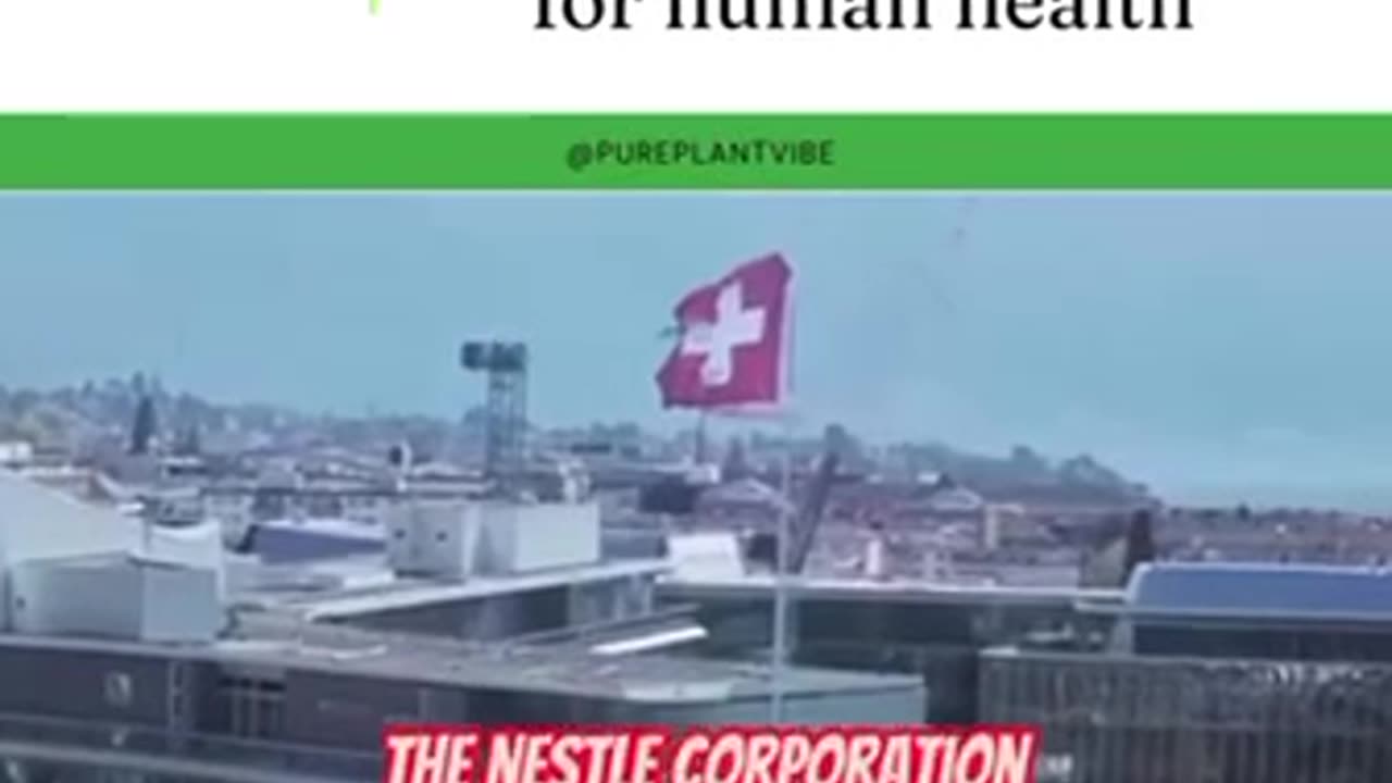 It’s time to boycott Nestle… they have no regards or morals for human life…