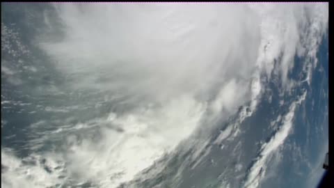 Hurricane idalia is seen from international space station after landfall