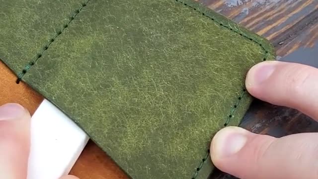 #asmr - I'm making a passport cover. Do you like the combination of skin colors 💚+🧡 #asmrvideo