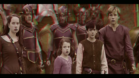 3D Anaglyph CON The Lion, the Witch and the Wardrobe 4K SUPER SCALE 80% MORE BACKGROUND DEPTH P30