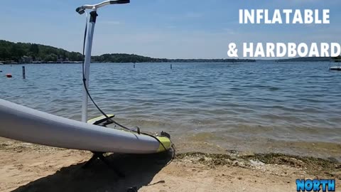 The Inflatable Hobie Eclipse with the Northwoods Marine Hobie Demo team