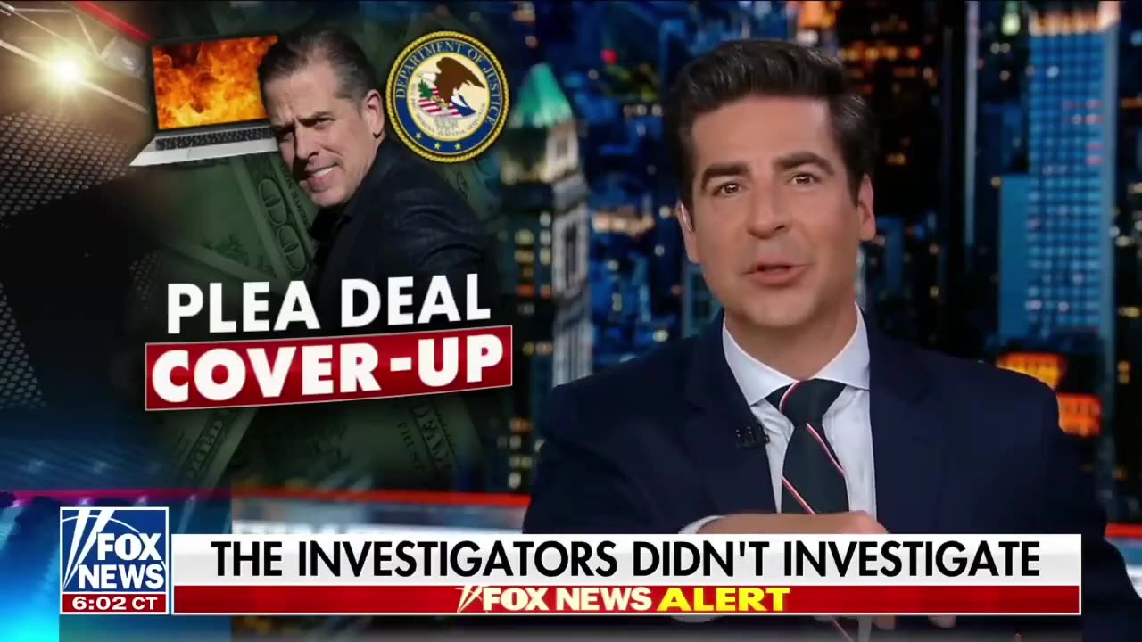 Hunter Biden's Plea Deal Goes Against The DOJ's Guidelines | It's A Cover-Up | Jesse Watters