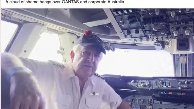 Capt Graham Hood bearing his soul over the poor management of Qantas