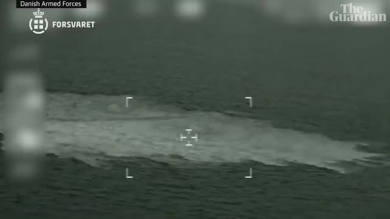 Ariel Footage Of NordStream Leak