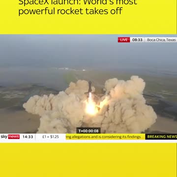 SPACE X LAUNCH HIS STARSHIP