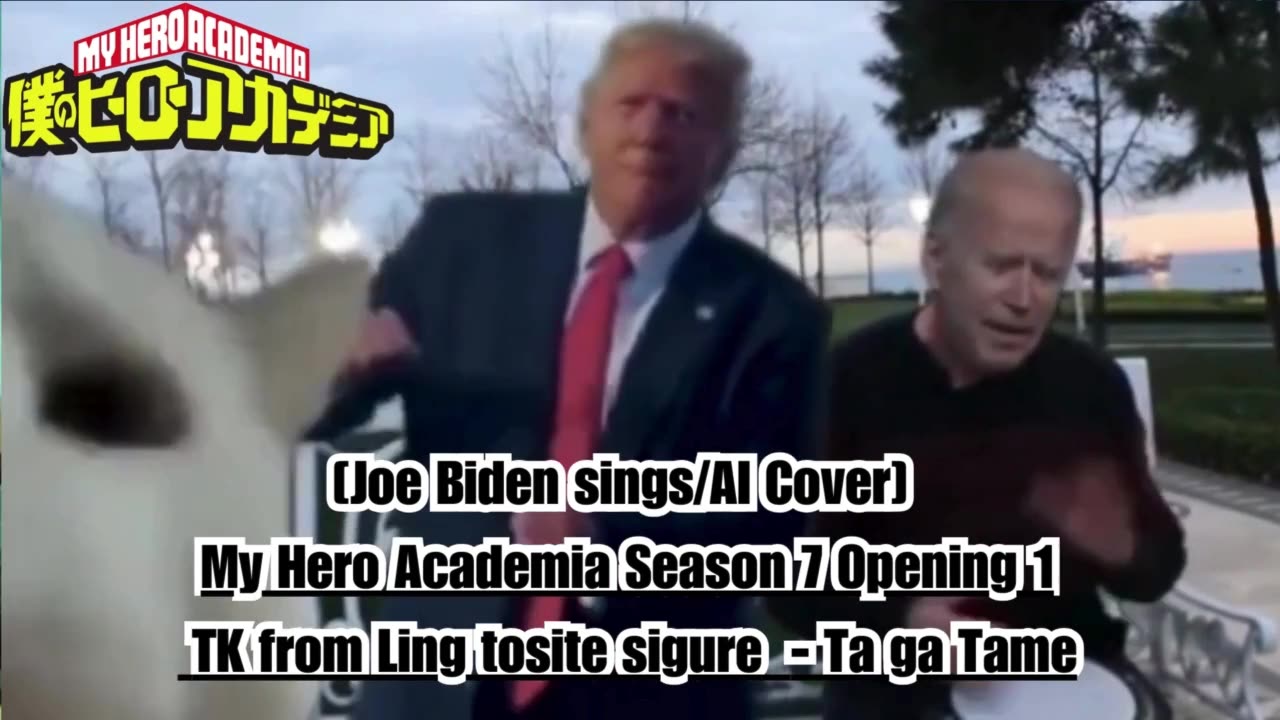 [Joe Biden sings/AI Cover] My Hero Academia Season 7 OP 1 TK from Ling tosite sigure - TagaTame