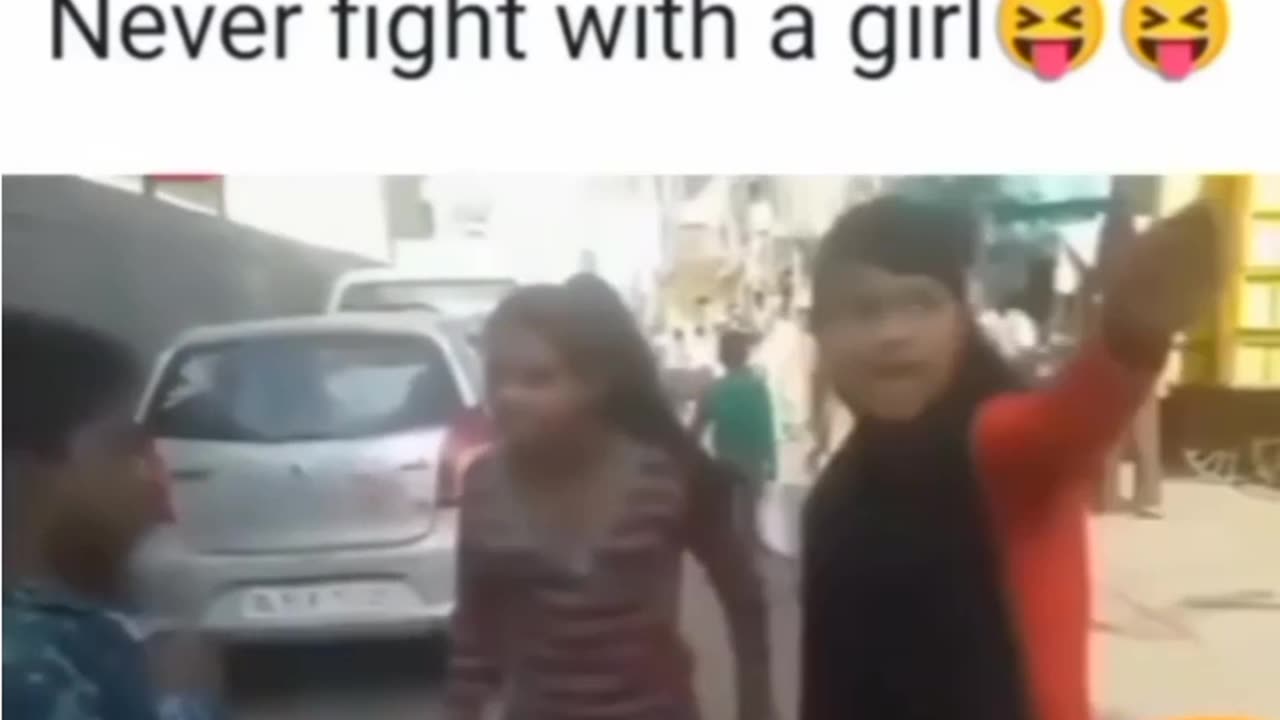 Never fight with a girl | safety your life