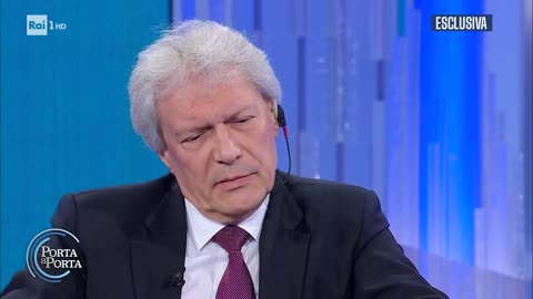 L'ambasciatore russo in Italia, Sergey Razov - Porta a porta 06/10/2022