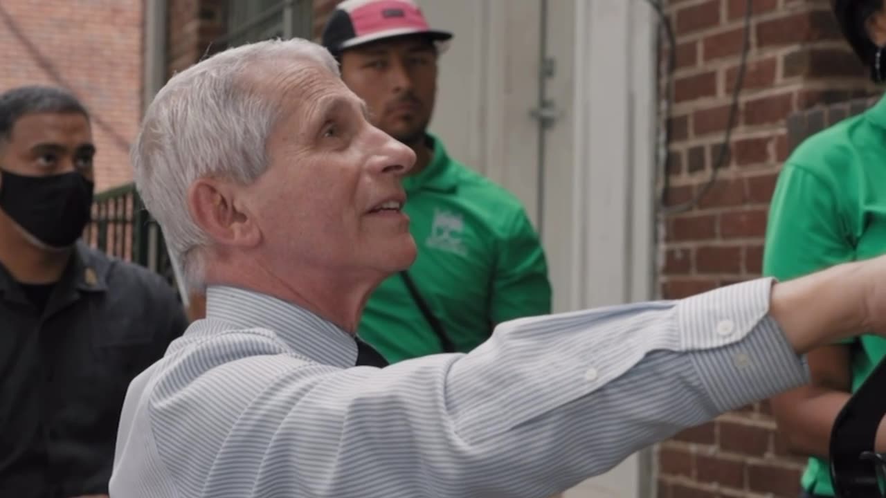 Watch: Fauci goes door to door trying to convince people to take the jab