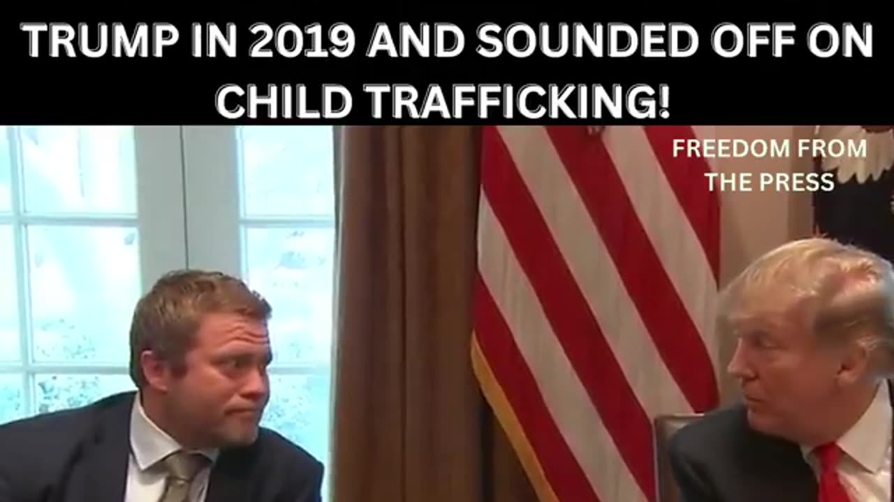 Trump Meets with "Sound of Freedom Team" in 2019