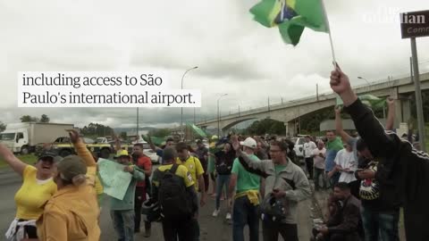 Brazil_ Bolsonaro supporters block roads in protest against election defeat