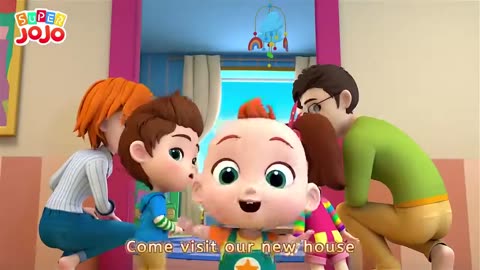 Baby JoJo’s Moving to A New House! | Moving House Song | Super JoJo and Family - Nursery Rhymes