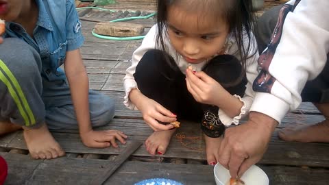 Grilled shrimp for baby - Cooking shrimp eating