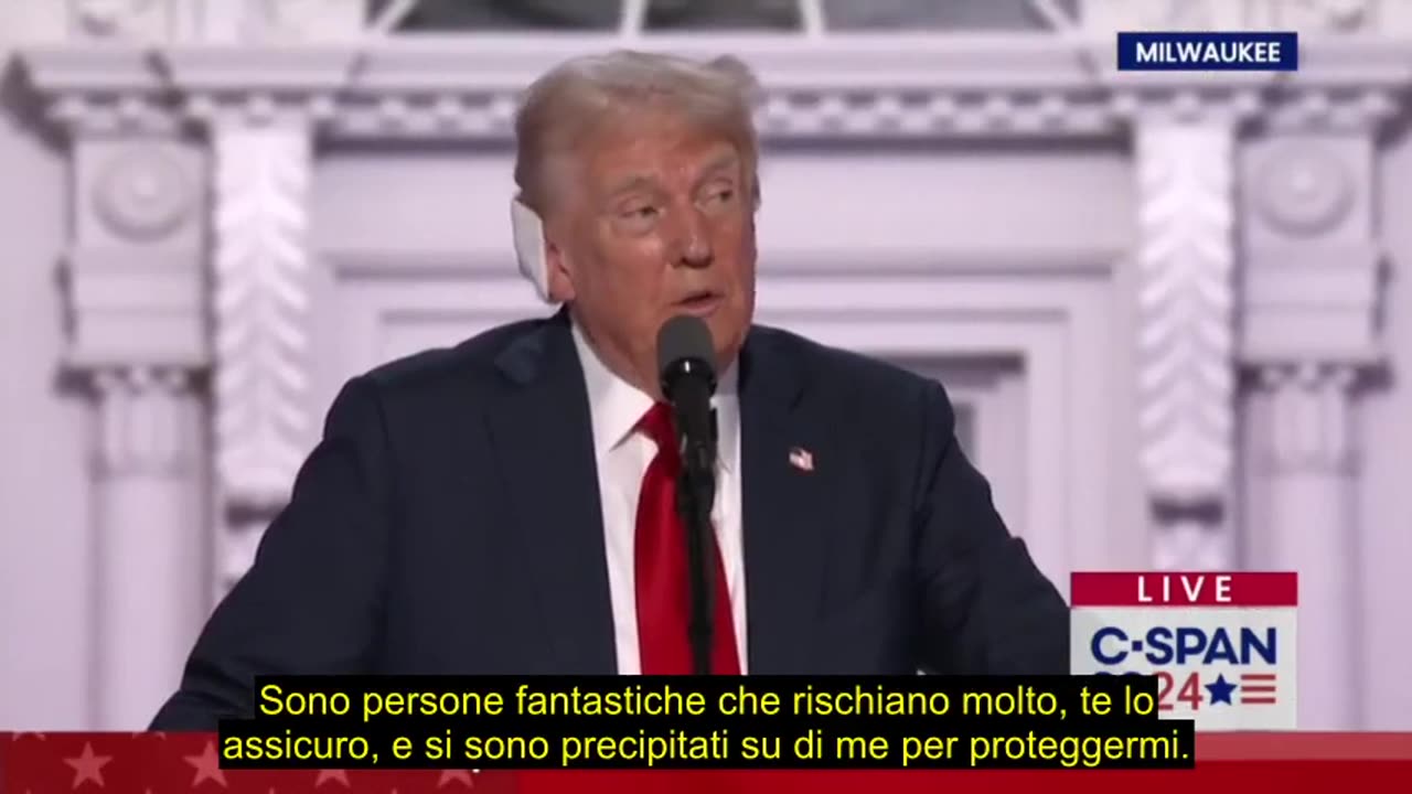 Trump talks about the assassination attempt