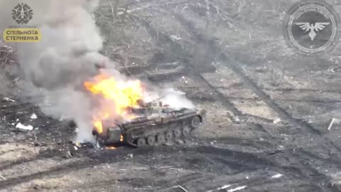 ‼️ Even meat protection couldn’t save the ru infantry fighting vehicle☠️🔥