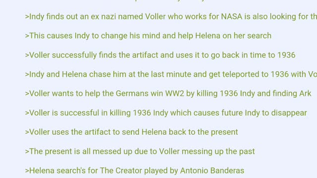 Indiana Jones 5 plot leaks