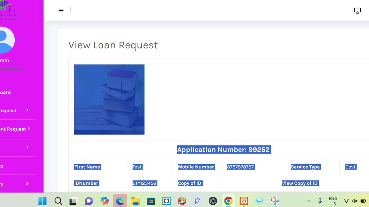 Loan management System in PHP and Mysql