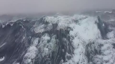 Holy....Warship Smashed by +20M Monster Wave Near Antarctica