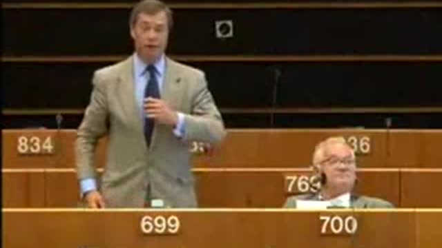 Nigel Farage - Brilliant Speech 2008