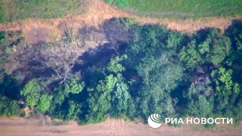 The work of the UAV-kamikaze "Lancet" on Ukrainian technology in the Kherson direction.