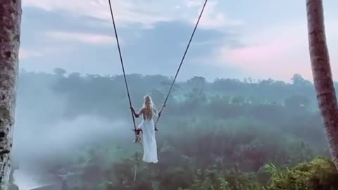 Early Morning Swing In bali