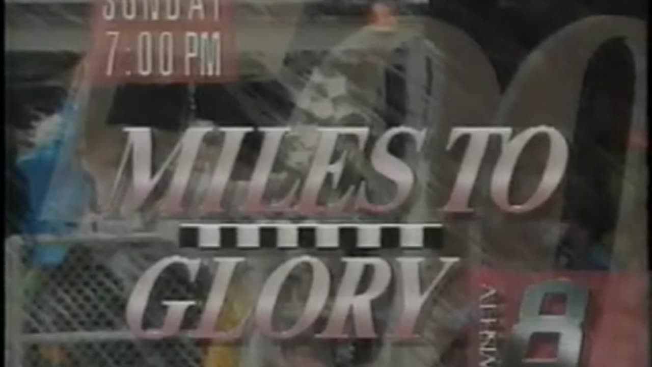 May 22, 1992 - Promo for 'Sports Locker: 500 Miles to Glory'