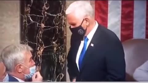 Pence Recieves Challenge Coin?