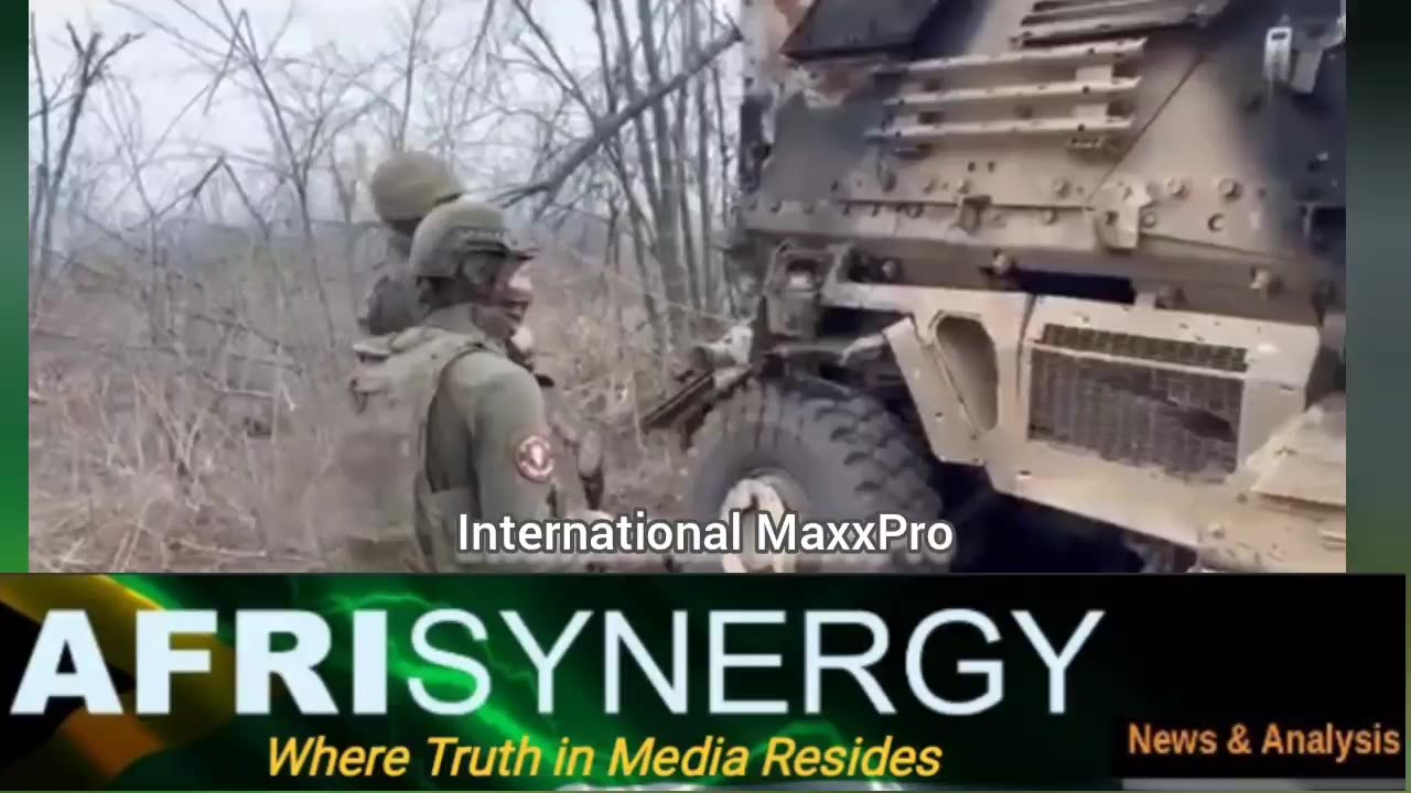 American MRAP International MaxxPro destroyed near Bakhmut