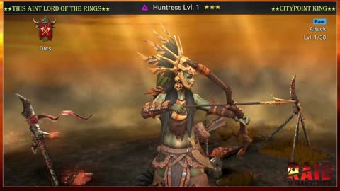 Raid Shadow Legends - Huntress - Classic Skin