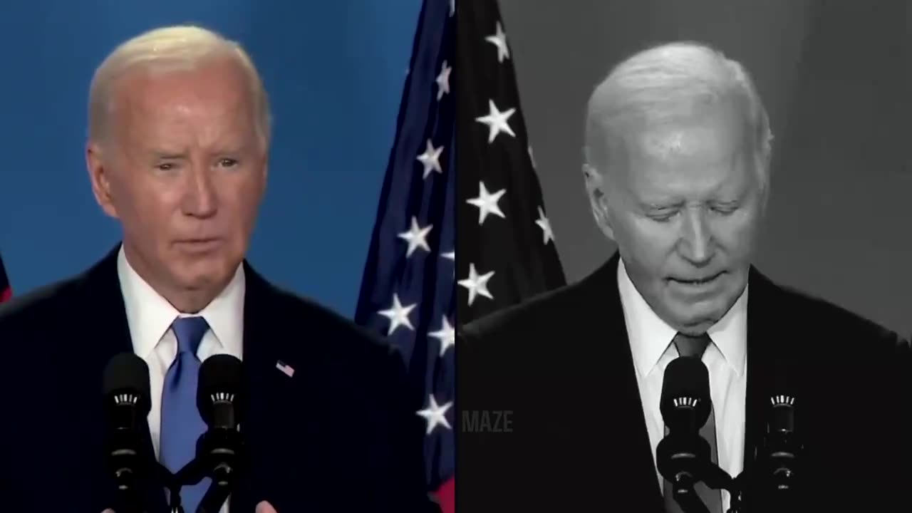 Within one minute, Biden says he is not willing but also is willing to talk with Putin