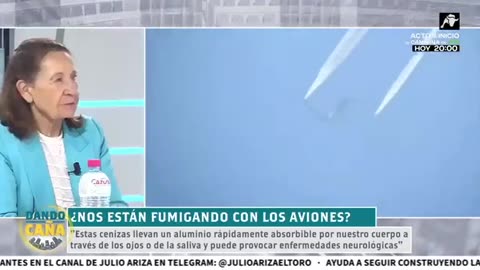 ¿Qué nos están fumigando con aviones?