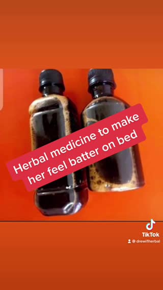 Herbal medicine to make you woman feel better on bed