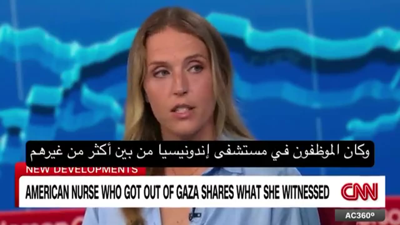 ►🇵🇸🚨‼ American nurse who got out of Gaza shares what she witnessed on CNN.